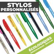 Stylos personnalisés écologiques